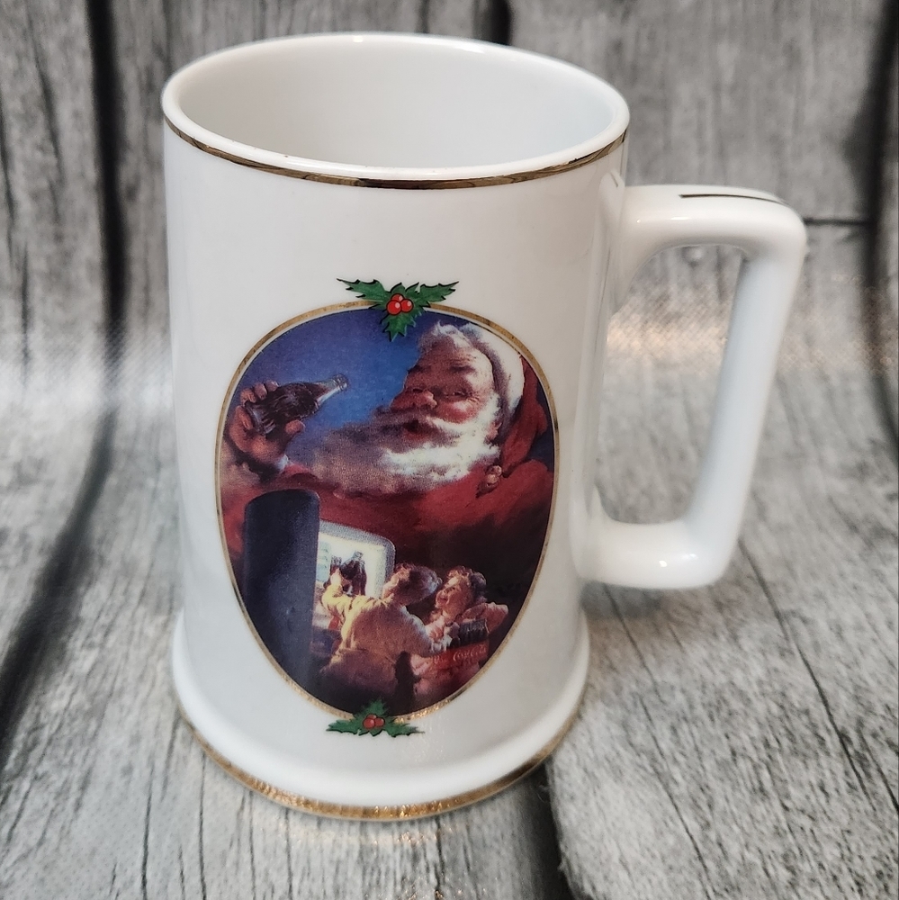 1996 Coca Cola Santa Christmas Mug